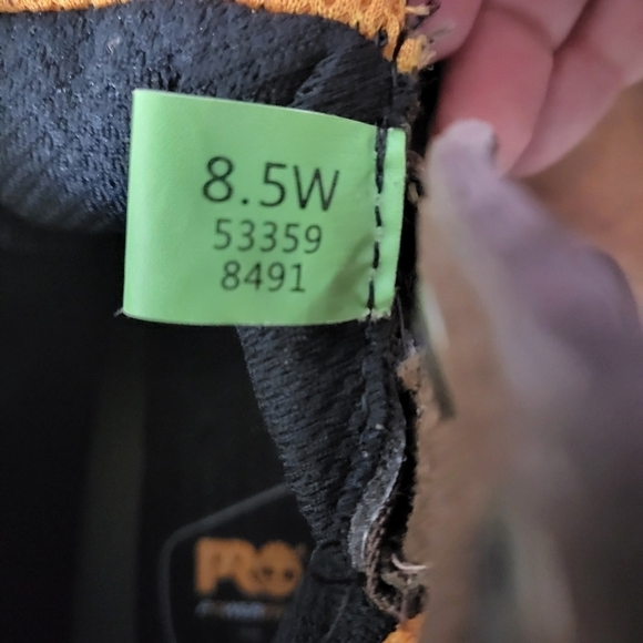 Timberland PRO Titan 6" Alloy Toe Waterproof Work Boot Brown Women's 8.0/8.5 - Picture 7 of 16